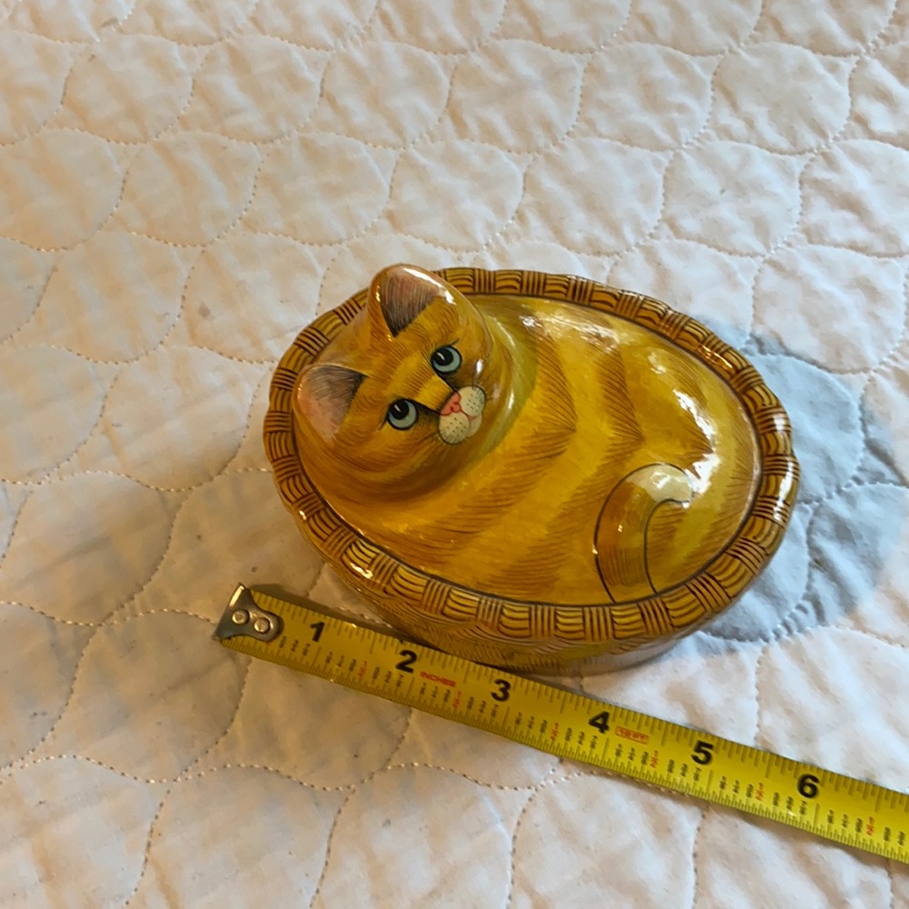 Hand painted trinket/jewelry box.